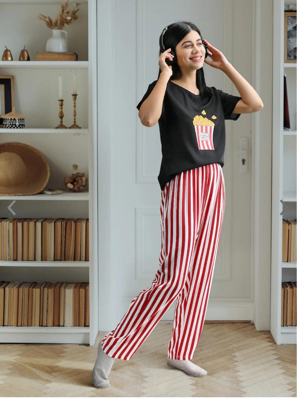Popcorn Printed Night Suit