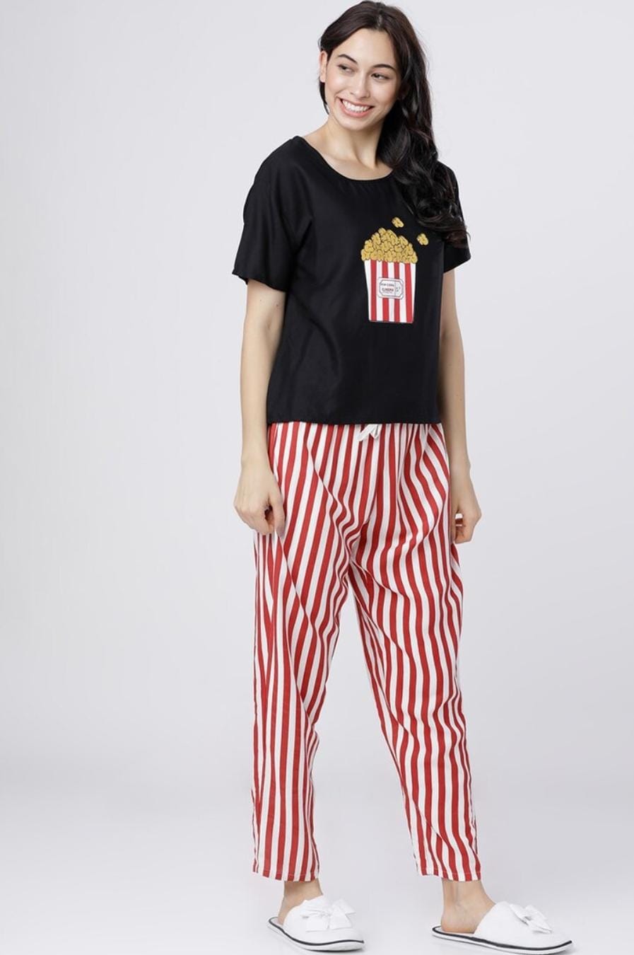 Popcorn Printed Night Suit