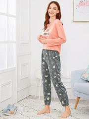 Hn-Hello Tomorrow Printed Night Suit