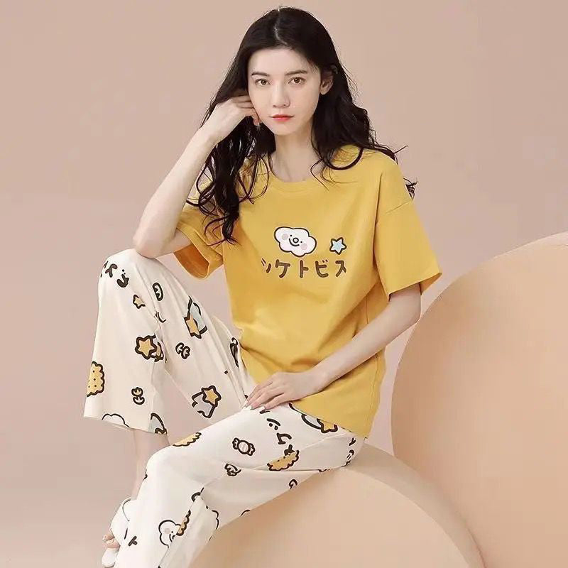 Sr-Chinese Printed Night Suit