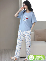 Strawbery Heart Skyblue - P11