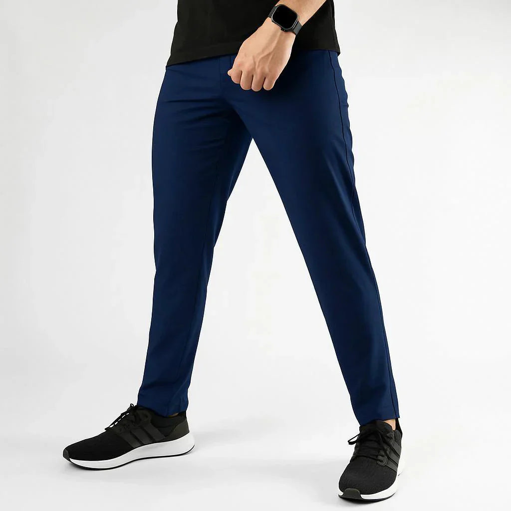 The Perfect Navyblue Fitted Trouser